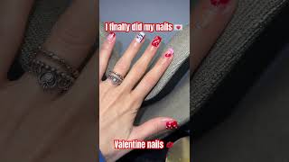 Super cuteeee valentine nails 💅🏼 #valentinenails #valentinesday #nails #toes #kissme #bemine