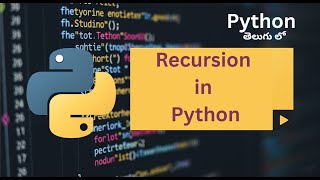 How Recursion Works in Python | Complete Guide | Telugu