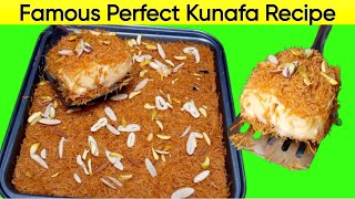 Perfect Kunafa recipe without oven | Instant Nawabi Semai Recipe