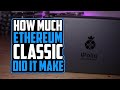 How much Ethereum Classic did this iPollo V1 Mini Plus actually make?