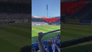 FC Hansa Rostock - Eintracht Braunschweig Pyro 🧨    Hansa Forever 💙🤍❤️