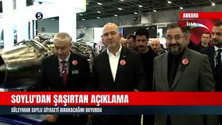 Süleyman Soylu'dan Şaşırtan Açıklama; Siyaseti Bırakıyorum