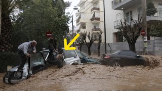 Italy is sinking !! Heavy floods hit Liguria and Savona hard! Italy