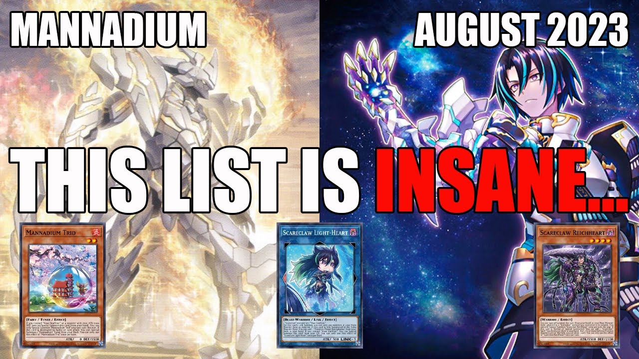 Mannadium Deck Profile INSANE LIST | August 2023 | Yu-Gi-Oh! - YouTube