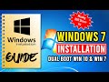 How To Install Windows 7 From USB Flash/Pen Drive | Dual Boot Windows 10 and Windows 7