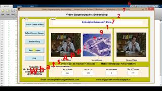 Matlab Code for Video Steganography For Hiding Secret Image in Video FINAL YEAR PROJECT