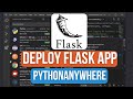How to Publish Your Flask App on PythonAnywhere | Deploy Flask App to PythonAnywhere