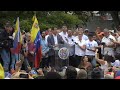 Venezuela's Guaido arrives at opposition rally