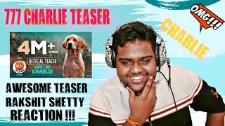 777 Charlie Teaser REACTION!! | Rakshit Shetty | Kiranraj K | Paramvah Studios | Stone Bench Films