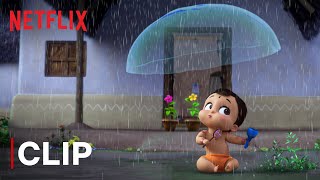 Bheem Makes The Rain Go Away 🌦 | Mighty Little Bheem | Netflix India