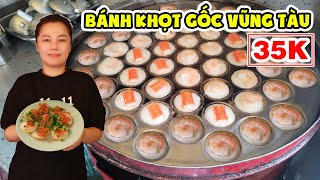 Chị Gái Bán Bánh Khọt Vũng Tàu 35K Khẳng Định Chính Gốc Với Tôm Tươi Từ Biển Và Bột Tự Xay