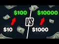 i raised a $10 account vs a $1000 account | using @SAIGEx  strategy
