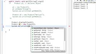 Java Lesson 33 - static variables