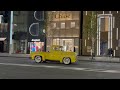 銀座を走るクラシックカー 旧車 🚗classic retro cars in ginza tokyo christmas mood in japan