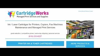 Cartridge Works - B2B Ink \u0026 Toner Sales By Phone Starting At $20/hr*