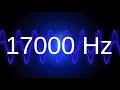 17000 hz clean pure sine wave test tone 17 khz frequency