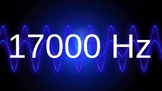 17000 Hz clean pure sine wave TEST TONE 17 khz frequency