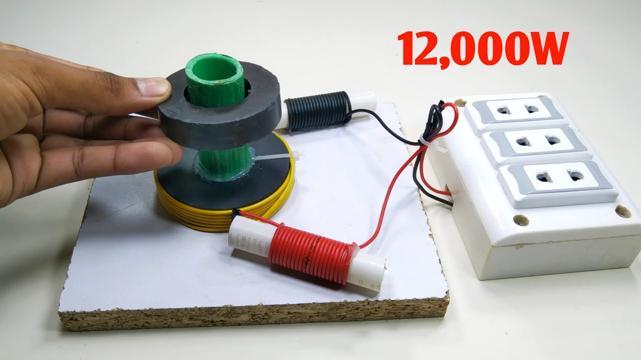 12000w 220v Electric Energy Generator Copper Wire Permanent Magnet Self