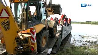 Zalane domy w gminie Darłowo. Do akcji wkroczyło wojsko