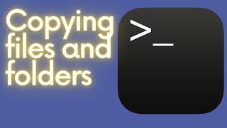 MAC OS Command line: Copying files and folders