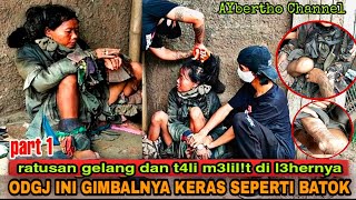 ODGJ GIMBAL DENGAN RATUSAN GELANG DITANGAN DAN T4LI M3LIL1T  DILEH3RNYA