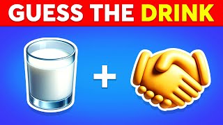 Guess the FOOD and DRINK by Emoji? 🍔🥤 Quiz Sloth