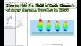 How to Plot Far Field of Each Element of Array Antenna Together in HFSS