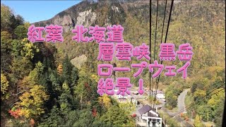 紅葉 北海道 層雲峡 黒岳 ロープウェイ