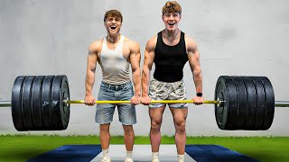 I Tested My Powerlifting Maxes vs. BrodieShredz (Who's Stronger)