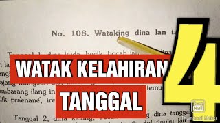 WATAK KELAHIRAN TANGGAL EMPAT #4