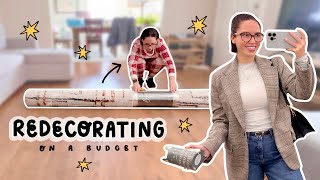 Decorating An Entire House In 2 Days On A Budget! 😮‍💨 Living + Dining Room Before/After