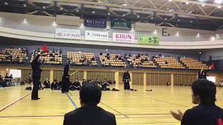 h29 西東京剣道大会準決勝 (青梅)益田vs原(町田) 副将