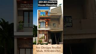 20x40 modern house elevation / Low budget house design / house design  #housedesign #home