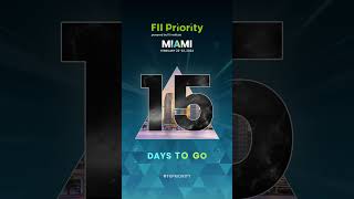 Only 15 days left until the highly-anticipated #FIIPRIORITY summit