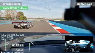 BMW M2 sur Magny-Cours GP le 16/02/2025 avec circuit Alains Passions