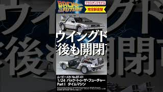 青島文化教材社 ムービーメカ No.BT-01 1/24 バック・トゥ・ザ・フューチャー PartⅠ タイムマシン