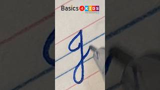 Capital Cursive letter J | Capital Letter 'J' Cursive Handwriting | Cursive Writing | @Basics4Kids