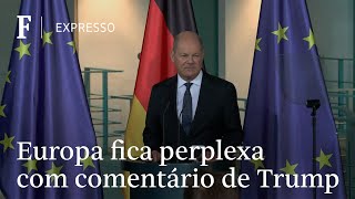 O comentário de Trump na Groenlândia provocou incompreensão na UE, diz Scholz