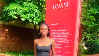 My UNAM orientation/Namibian youtuber