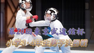 第20回東京武道館杯 空手道競技 小学3・4年生男子組手決勝戦