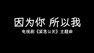 因为你 所以我丨电视剧《紧急公关》主题曲