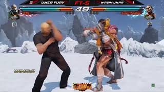 [FT5] Umer Fury (Bryan) VS Wasim Umar (Paul,Fahk) Tekken 7 Pakistan