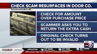 Door County authorities warn about potential scams with checks