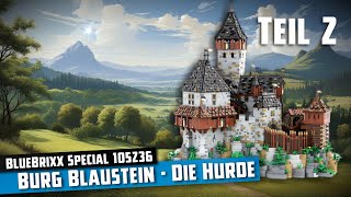 BlueBrixx Special 105236 - Hurde-Erweiterung für Burg Blaustein (2022) | Aufbau - Live-Bauen #2