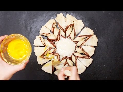 Chocolate star bread recipe from Tasty