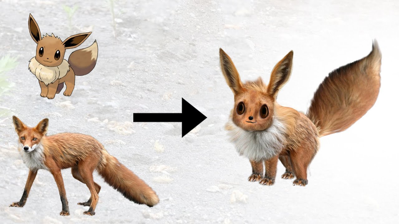 Pokemon Eevee Realista Eevee Realistic Tiktok