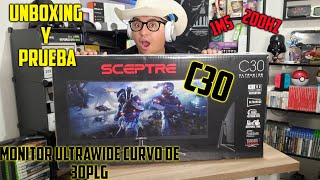 Compre Un Monitor UltraWide Curvo De 30plg y 200Hz!!!