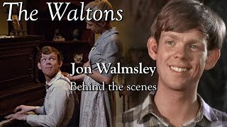 The Waltons - Jon Walmsley - behind the scenes with Judy Norton