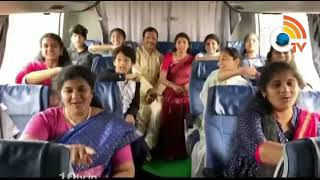 RTC MD Sajjanar Traveling in an RTC bus with family | 10TV News