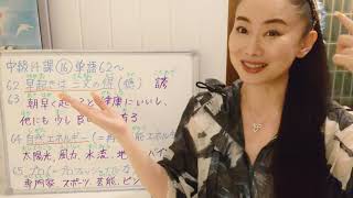 みんなの日本語中級14課16番単語62〜Minna No Nihongo Intermediate Lesson14 Vocab 大家的日本語中級14課 早起きは三文の得 自然エネルギー プロ アマ